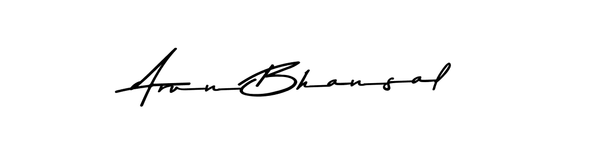 The best way (Asem Kandis PERSONAL USE) to make a short signature is to pick only two or three words in your name. The name Arun Bhansal include a total of six letters. For converting this name. Arun Bhansal signature style 9 images and pictures png