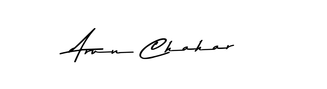 Here are the top 10 professional signature styles for the name Arun Chahar. These are the best autograph styles you can use for your name. Arun Chahar signature style 9 images and pictures png