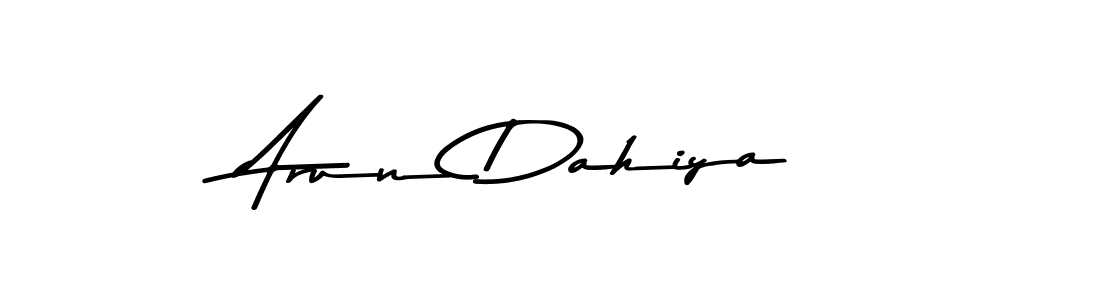 Create a beautiful signature design for name Arun Dahiya. With this signature (Asem Kandis PERSONAL USE) fonts, you can make a handwritten signature for free. Arun Dahiya signature style 9 images and pictures png