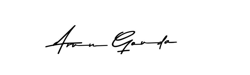 How to make Arun Gouda signature? Asem Kandis PERSONAL USE is a professional autograph style. Create handwritten signature for Arun Gouda name. Arun Gouda signature style 9 images and pictures png