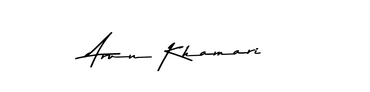 Arun Khamari stylish signature style. Best Handwritten Sign (Asem Kandis PERSONAL USE) for my name. Handwritten Signature Collection Ideas for my name Arun Khamari. Arun Khamari signature style 9 images and pictures png
