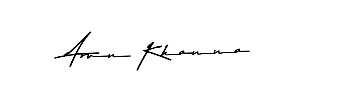 Here are the top 10 professional signature styles for the name Arun Khanna. These are the best autograph styles you can use for your name. Arun Khanna signature style 9 images and pictures png