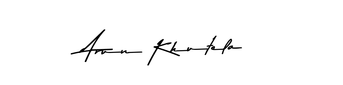 You should practise on your own different ways (Asem Kandis PERSONAL USE) to write your name (Arun Khutela) in signature. don't let someone else do it for you. Arun Khutela signature style 9 images and pictures png
