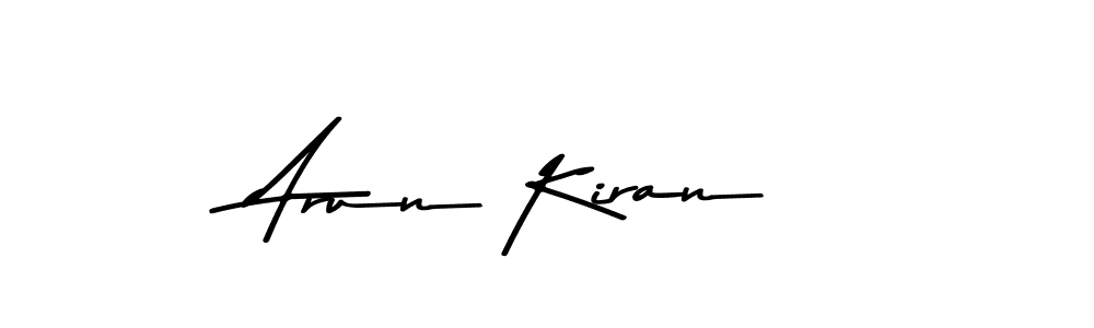 How to make Arun Kiran signature? Asem Kandis PERSONAL USE is a professional autograph style. Create handwritten signature for Arun Kiran name. Arun Kiran signature style 9 images and pictures png