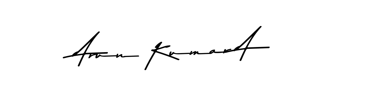 Asem Kandis PERSONAL USE is a professional signature style that is perfect for those who want to add a touch of class to their signature. It is also a great choice for those who want to make their signature more unique. Get Arun Kumar A name to fancy signature for free. Arun Kumar A signature style 9 images and pictures png