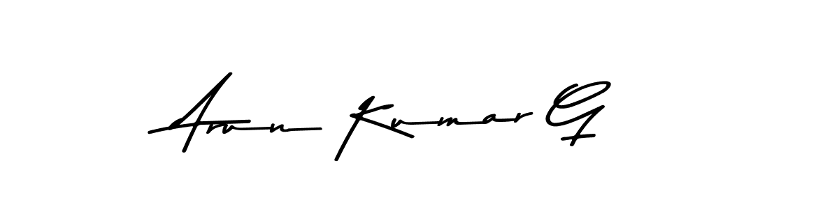 Make a beautiful signature design for name Arun Kumar G. Use this online signature maker to create a handwritten signature for free. Arun Kumar G signature style 9 images and pictures png