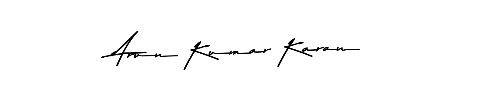 You should practise on your own different ways (Asem Kandis PERSONAL USE) to write your name (Arun Kumar Karan) in signature. don't let someone else do it for you. Arun Kumar Karan signature style 9 images and pictures png