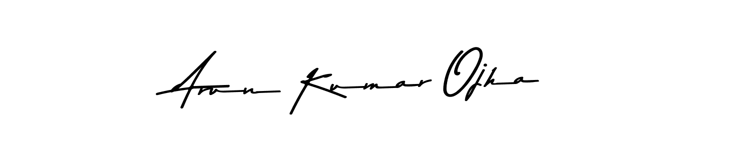 Design your own signature with our free online signature maker. With this signature software, you can create a handwritten (Asem Kandis PERSONAL USE) signature for name Arun Kumar Ojha. Arun Kumar Ojha signature style 9 images and pictures png