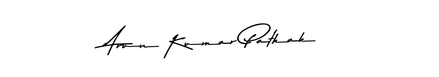 Design your own signature with our free online signature maker. With this signature software, you can create a handwritten (Asem Kandis PERSONAL USE) signature for name Arun Kumar Pathak. Arun Kumar Pathak signature style 9 images and pictures png