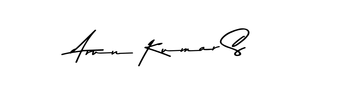 Make a short Arun Kumar S signature style. Manage your documents anywhere anytime using Asem Kandis PERSONAL USE. Create and add eSignatures, submit forms, share and send files easily. Arun Kumar S signature style 9 images and pictures png