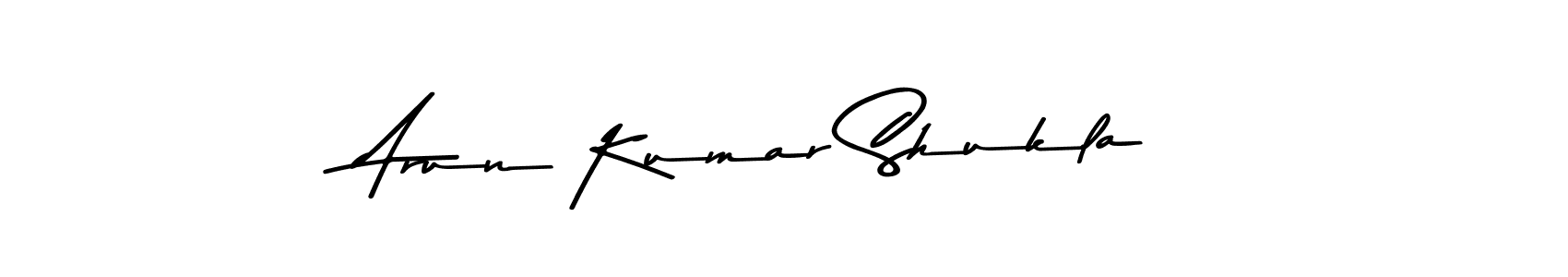 You can use this online signature creator to create a handwritten signature for the name Arun Kumar Shukla. This is the best online autograph maker. Arun Kumar Shukla signature style 9 images and pictures png