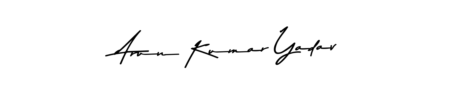 This is the best signature style for the Arun Kumar Yadav name. Also you like these signature font (Asem Kandis PERSONAL USE). Mix name signature. Arun Kumar Yadav signature style 9 images and pictures png