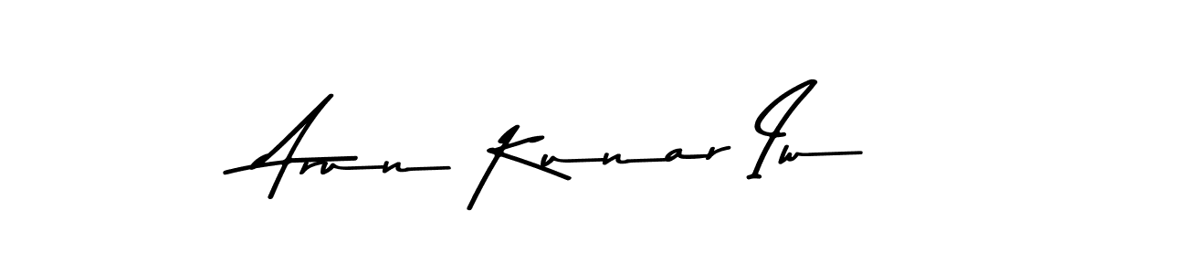 Design your own signature with our free online signature maker. With this signature software, you can create a handwritten (Asem Kandis PERSONAL USE) signature for name Arun Kunar Iw. Arun Kunar Iw signature style 9 images and pictures png