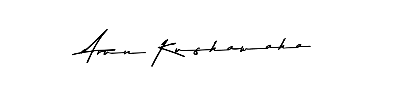 You can use this online signature creator to create a handwritten signature for the name Arun Kushawaha. This is the best online autograph maker. Arun Kushawaha signature style 9 images and pictures png