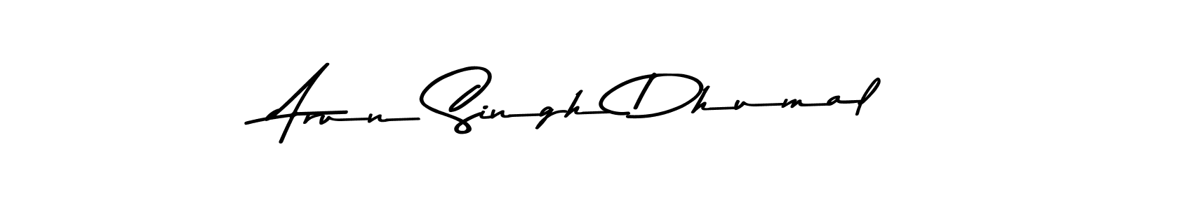 You should practise on your own different ways (Asem Kandis PERSONAL USE) to write your name (Arun Singh Dhumal) in signature. don't let someone else do it for you. Arun Singh Dhumal signature style 9 images and pictures png