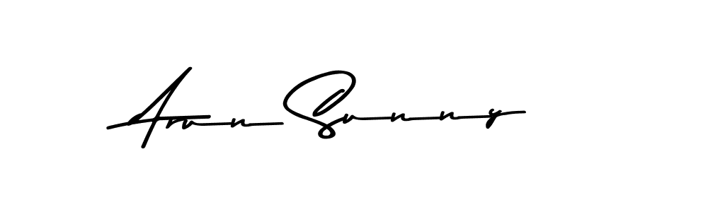 Similarly Asem Kandis PERSONAL USE is the best handwritten signature design. Signature creator online .You can use it as an online autograph creator for name Arun Sunny. Arun Sunny signature style 9 images and pictures png