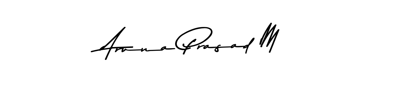 Here are the top 10 professional signature styles for the name Aruna Prasad M. These are the best autograph styles you can use for your name. Aruna Prasad M signature style 9 images and pictures png