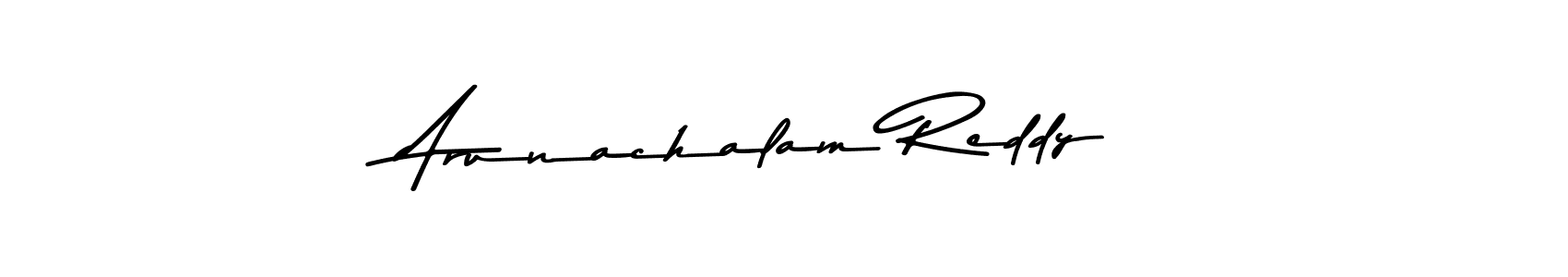 Create a beautiful signature design for name Arunachalam Reddy. With this signature (Asem Kandis PERSONAL USE) fonts, you can make a handwritten signature for free. Arunachalam Reddy signature style 9 images and pictures png