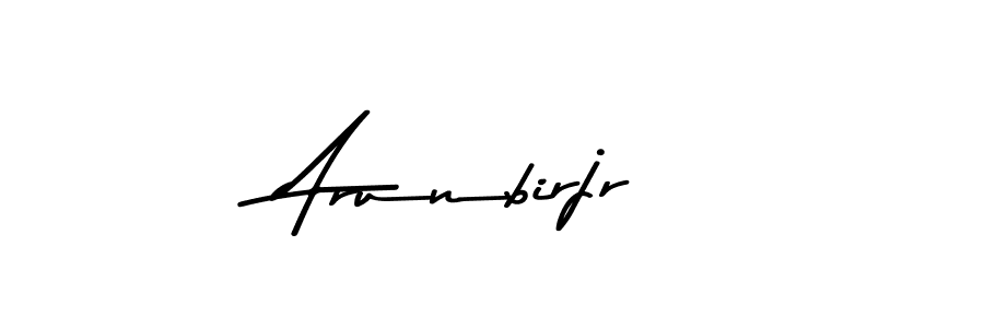 Use a signature maker to create a handwritten signature online. With this signature software, you can design (Asem Kandis PERSONAL USE) your own signature for name Arunbirjr. Arunbirjr signature style 9 images and pictures png