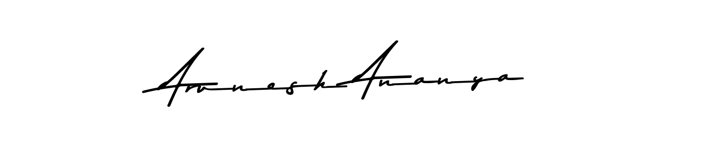 You should practise on your own different ways (Asem Kandis PERSONAL USE) to write your name (Arunesh Ananya) in signature. don't let someone else do it for you. Arunesh Ananya signature style 9 images and pictures png