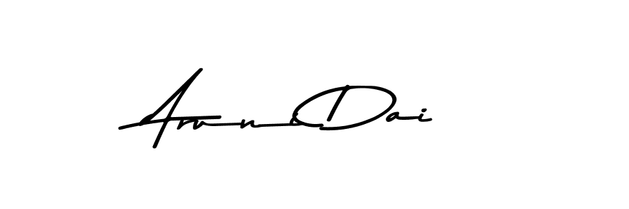 You should practise on your own different ways (Asem Kandis PERSONAL USE) to write your name (Aruni Dai) in signature. don't let someone else do it for you. Aruni Dai signature style 9 images and pictures png