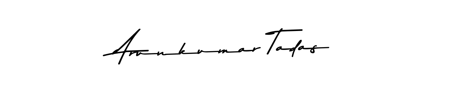 Create a beautiful signature design for name Arunkumar Tadas. With this signature (Asem Kandis PERSONAL USE) fonts, you can make a handwritten signature for free. Arunkumar Tadas signature style 9 images and pictures png