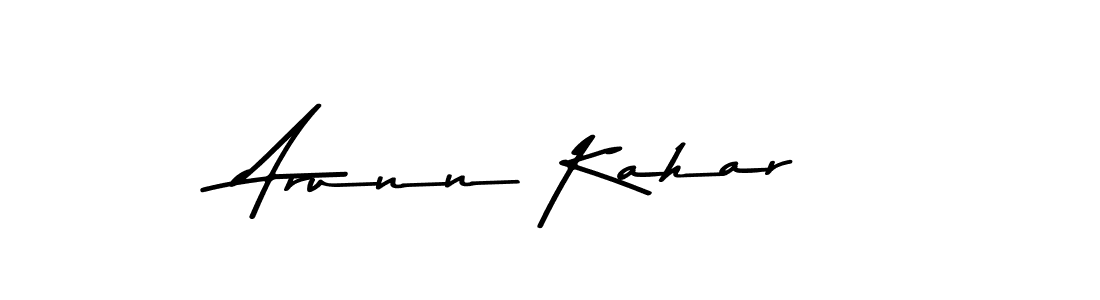 Arunn Kahar stylish signature style. Best Handwritten Sign (Asem Kandis PERSONAL USE) for my name. Handwritten Signature Collection Ideas for my name Arunn Kahar. Arunn Kahar signature style 9 images and pictures png