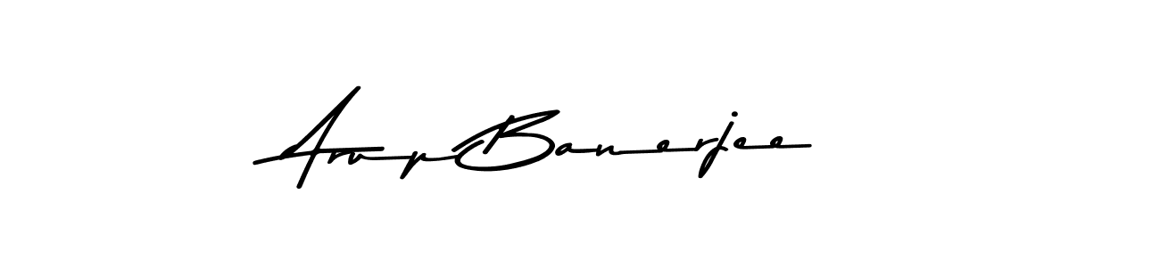 Make a beautiful signature design for name Arup Banerjee. With this signature (Asem Kandis PERSONAL USE) style, you can create a handwritten signature for free. Arup Banerjee signature style 9 images and pictures png