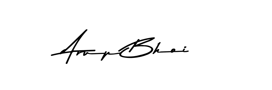 How to make Arup Bhoi name signature. Use Asem Kandis PERSONAL USE style for creating short signs online. This is the latest handwritten sign. Arup Bhoi signature style 9 images and pictures png