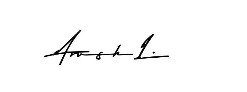 Similarly Asem Kandis PERSONAL USE is the best handwritten signature design. Signature creator online .You can use it as an online autograph creator for name Arush L.. Arush L. signature style 9 images and pictures png