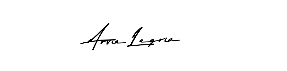 This is the best signature style for the Arvie Legria name. Also you like these signature font (Asem Kandis PERSONAL USE). Mix name signature. Arvie Legria signature style 9 images and pictures png