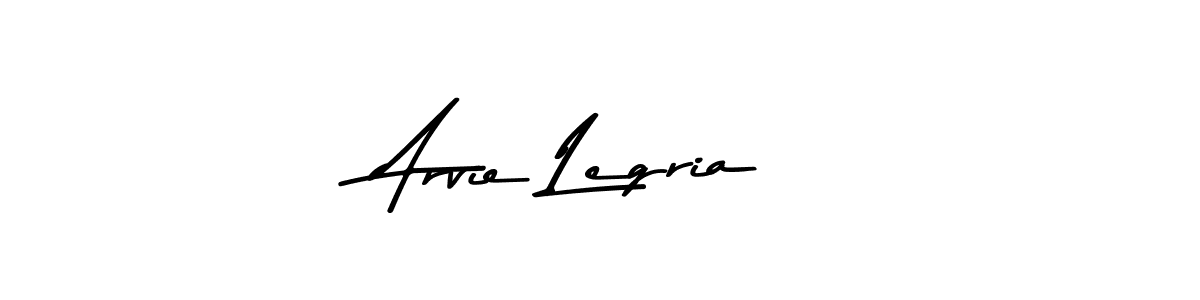 This is the best signature style for the Arvie Legria name. Also you like these signature font (Asem Kandis PERSONAL USE). Mix name signature. Arvie Legria signature style 9 images and pictures png