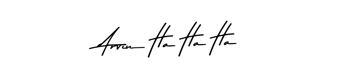 Make a beautiful signature design for name Arvin Ha Ha Ha. With this signature (Asem Kandis PERSONAL USE) style, you can create a handwritten signature for free. Arvin Ha Ha Ha signature style 9 images and pictures png