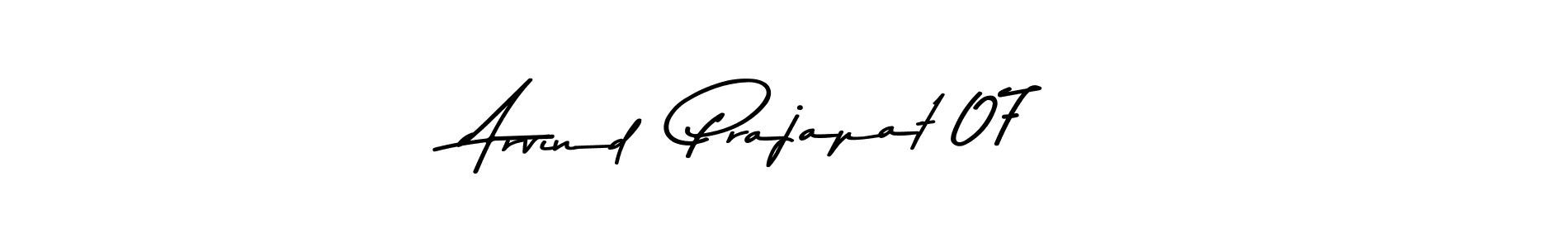 Arvind  Prajapat 07 stylish signature style. Best Handwritten Sign (Asem Kandis PERSONAL USE) for my name. Handwritten Signature Collection Ideas for my name Arvind  Prajapat 07. Arvind  Prajapat 07 signature style 9 images and pictures png