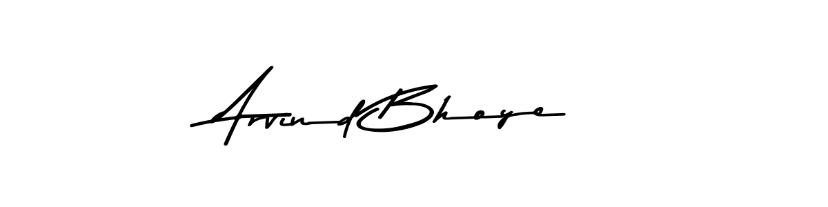 Create a beautiful signature design for name Arvind Bhoye. With this signature (Asem Kandis PERSONAL USE) fonts, you can make a handwritten signature for free. Arvind Bhoye signature style 9 images and pictures png
