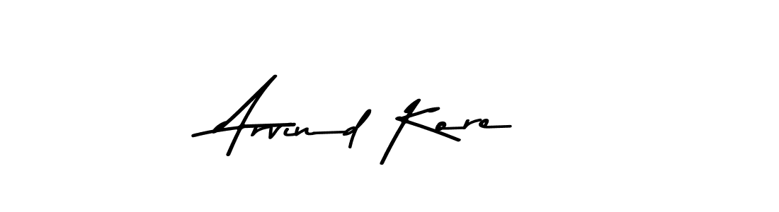 How to make Arvind Kore signature? Asem Kandis PERSONAL USE is a professional autograph style. Create handwritten signature for Arvind Kore name. Arvind Kore signature style 9 images and pictures png