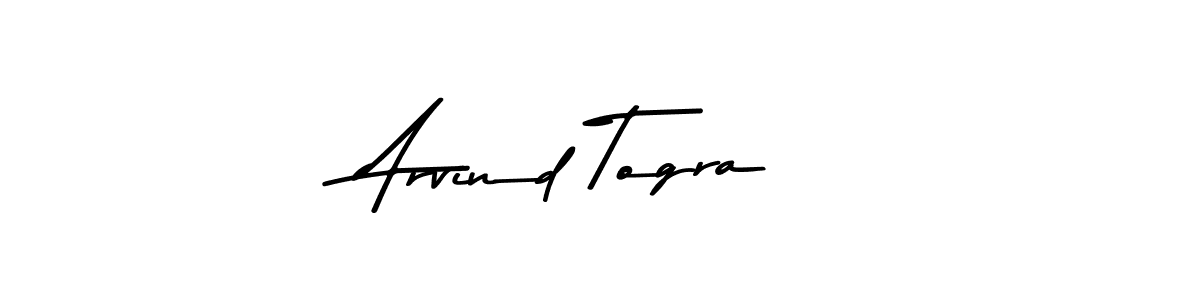 Make a beautiful signature design for name Arvind Togra. Use this online signature maker to create a handwritten signature for free. Arvind Togra signature style 9 images and pictures png