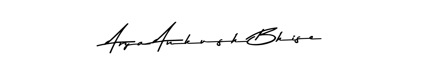 Make a beautiful signature design for name Arya Ankush Bhise. With this signature (Asem Kandis PERSONAL USE) style, you can create a handwritten signature for free. Arya Ankush Bhise signature style 9 images and pictures png