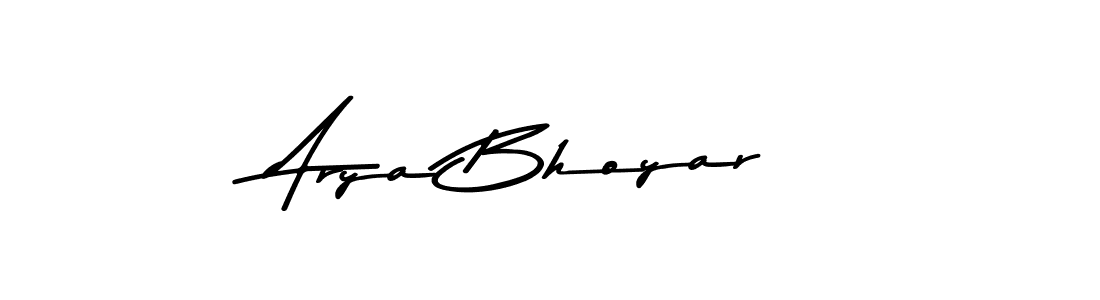 Here are the top 10 professional signature styles for the name Arya Bhoyar. These are the best autograph styles you can use for your name. Arya Bhoyar signature style 9 images and pictures png