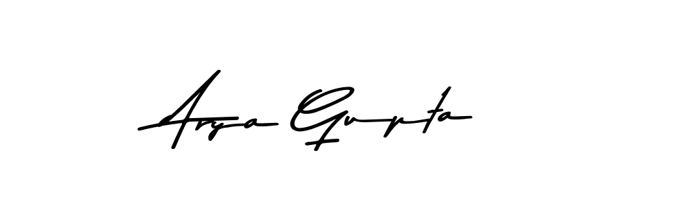 Design your own signature with our free online signature maker. With this signature software, you can create a handwritten (Asem Kandis PERSONAL USE) signature for name Arya Gupta. Arya Gupta signature style 9 images and pictures png