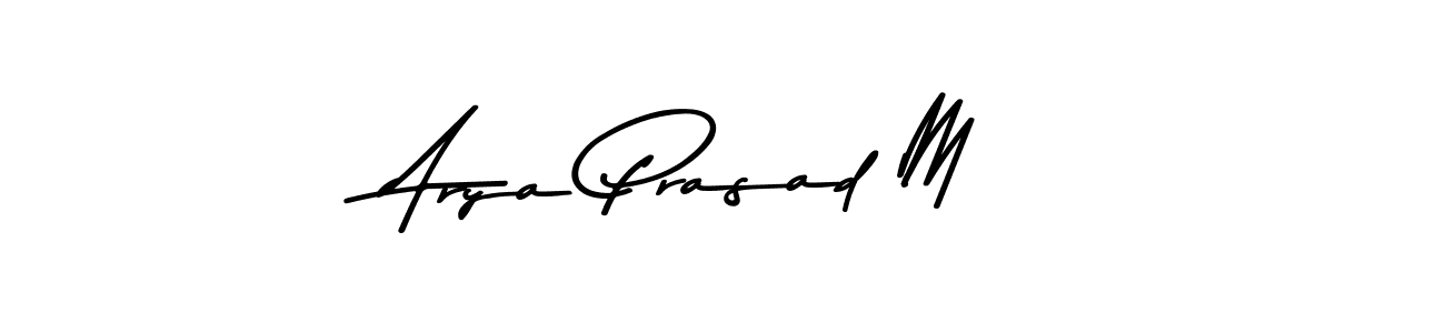 Similarly Asem Kandis PERSONAL USE is the best handwritten signature design. Signature creator online .You can use it as an online autograph creator for name Arya Prasad M. Arya Prasad M signature style 9 images and pictures png