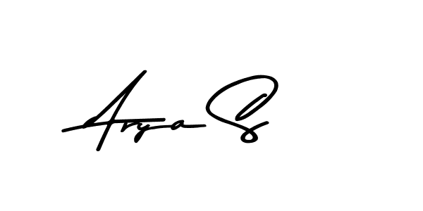 You should practise on your own different ways (Asem Kandis PERSONAL USE) to write your name (Arya S) in signature. don't let someone else do it for you. Arya S signature style 9 images and pictures png