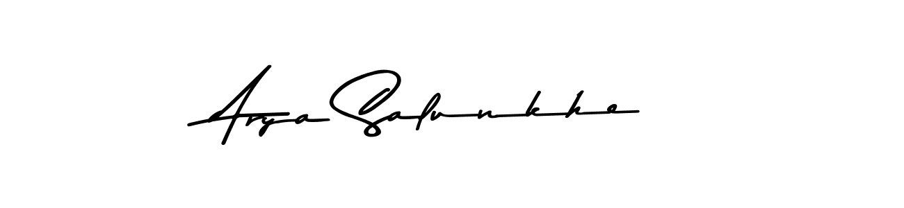 How to make Arya Salunkhe signature? Asem Kandis PERSONAL USE is a professional autograph style. Create handwritten signature for Arya Salunkhe name. Arya Salunkhe signature style 9 images and pictures png