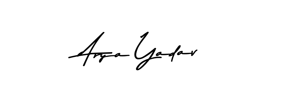 Create a beautiful signature design for name Arya Yadav. With this signature (Asem Kandis PERSONAL USE) fonts, you can make a handwritten signature for free. Arya Yadav signature style 9 images and pictures png