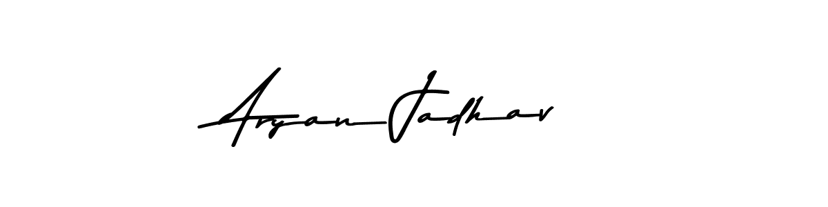 Here are the top 10 professional signature styles for the name Aryan Jadhav. These are the best autograph styles you can use for your name. Aryan Jadhav signature style 9 images and pictures png