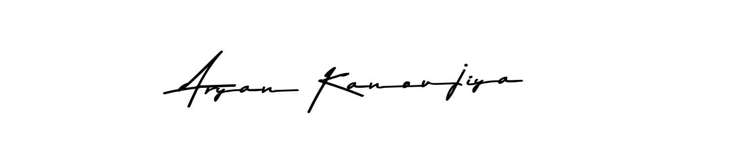 Aryan Kanoujiya stylish signature style. Best Handwritten Sign (Asem Kandis PERSONAL USE) for my name. Handwritten Signature Collection Ideas for my name Aryan Kanoujiya. Aryan Kanoujiya signature style 9 images and pictures png