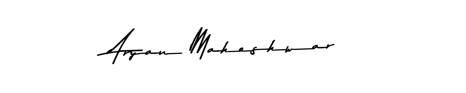 Create a beautiful signature design for name Aryan Maheshwar. With this signature (Asem Kandis PERSONAL USE) fonts, you can make a handwritten signature for free. Aryan Maheshwar signature style 9 images and pictures png