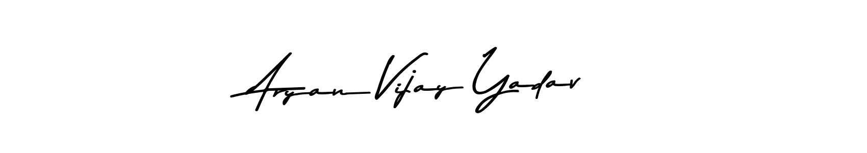 Similarly Asem Kandis PERSONAL USE is the best handwritten signature design. Signature creator online .You can use it as an online autograph creator for name Aryan Vijay Yadav. Aryan Vijay Yadav signature style 9 images and pictures png