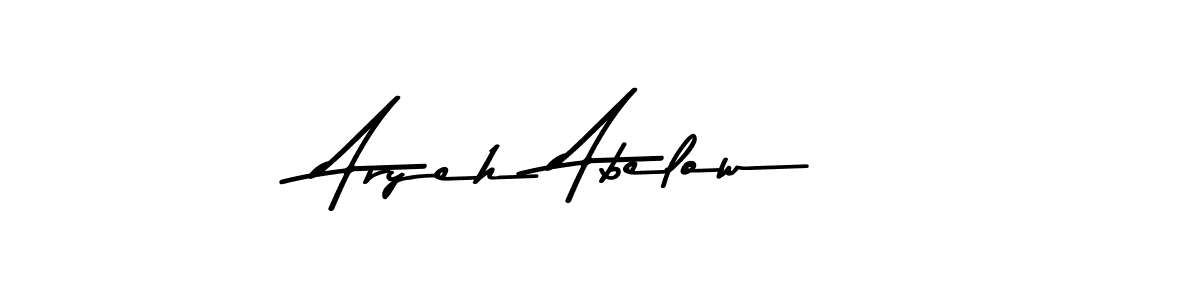 Here are the top 10 professional signature styles for the name Aryeh Abelow. These are the best autograph styles you can use for your name. Aryeh Abelow signature style 9 images and pictures png