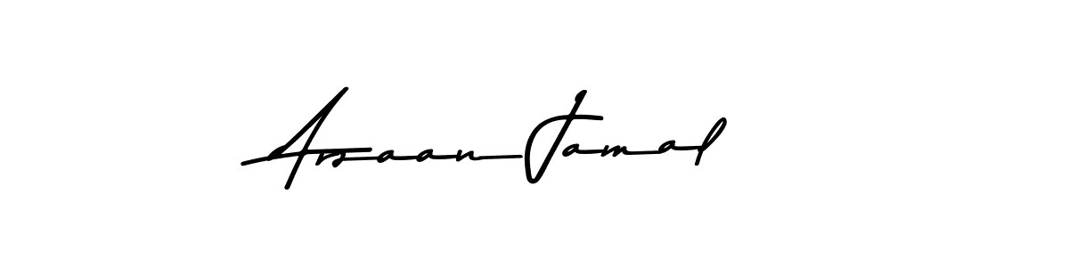 How to make Arzaan Jamal name signature. Use Asem Kandis PERSONAL USE style for creating short signs online. This is the latest handwritten sign. Arzaan Jamal signature style 9 images and pictures png